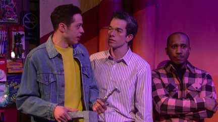 john mulaney as a bodega owner on snl