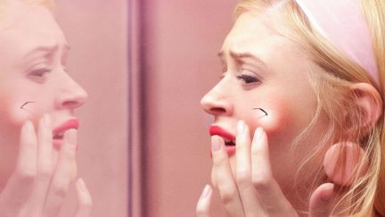 The red spot comes to life in scary stories to tell in the dark.