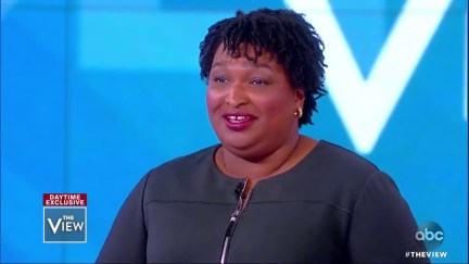 Stacey Abrams on The View.