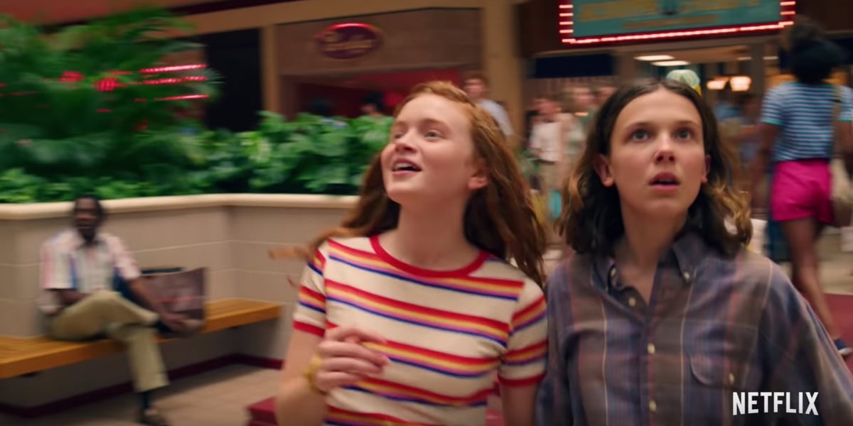 Max and Eleven go to the mall in a totally 1980's Stranger Things 3