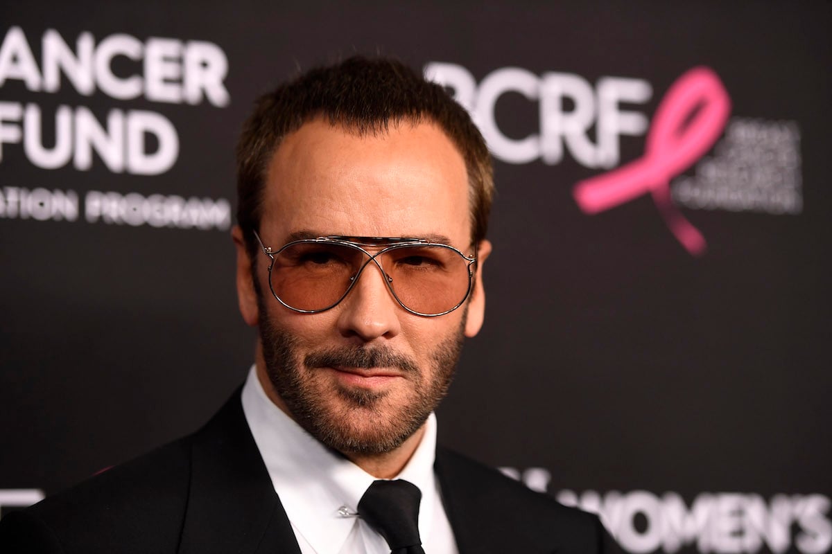 Designer/director Tom Ford on the red carpet, not insulting Melania Trump