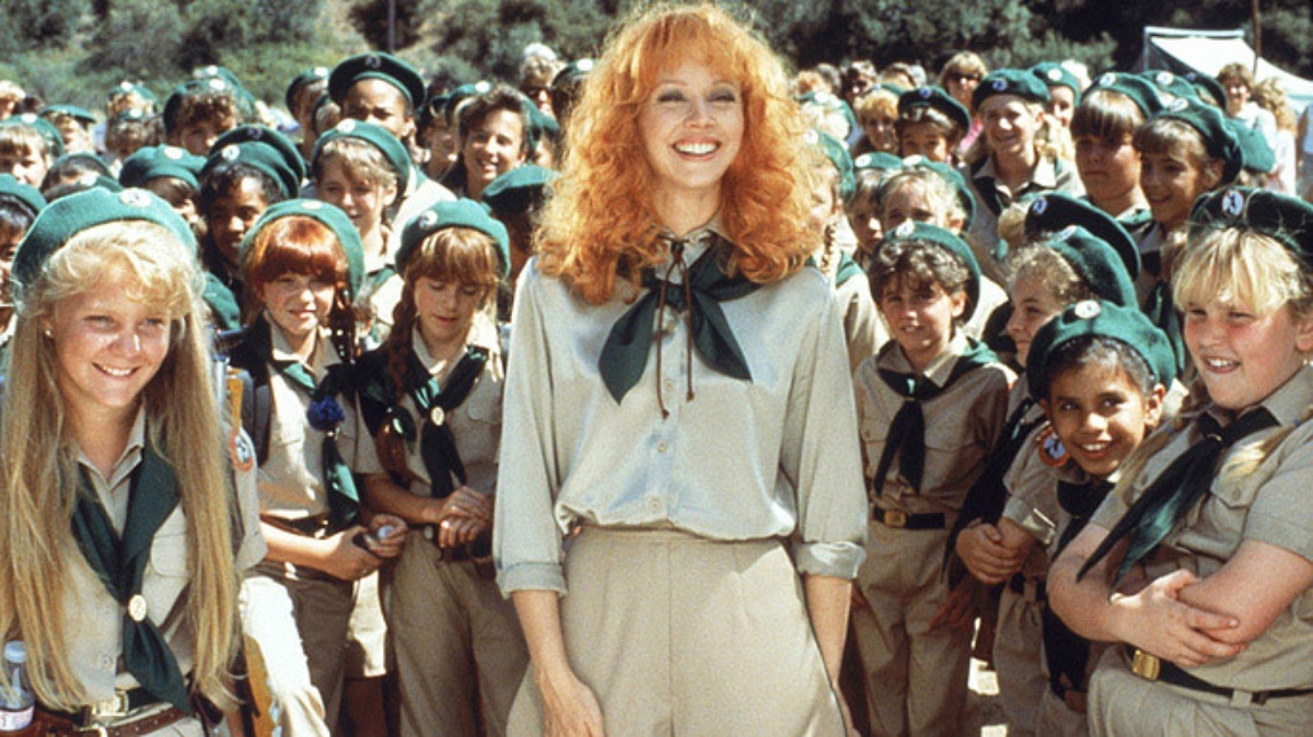 Shelley Long as troop leader Phyllis Nefler in Troop Beverly Hills.