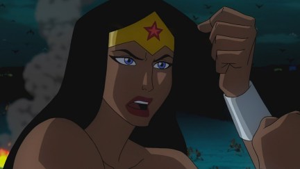 Diana gets ready for battle in 2009's Wonder Woman.