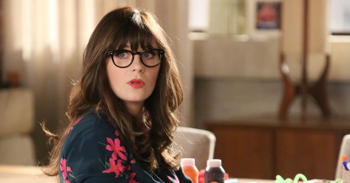 Zooey Deschanel as Jessica Day in New Girl.