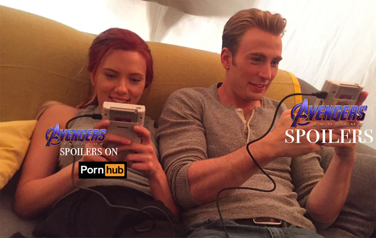 Chris Evans and Scarlett Johansson playing games