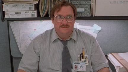 Stephen Root as Milton in Office Space.