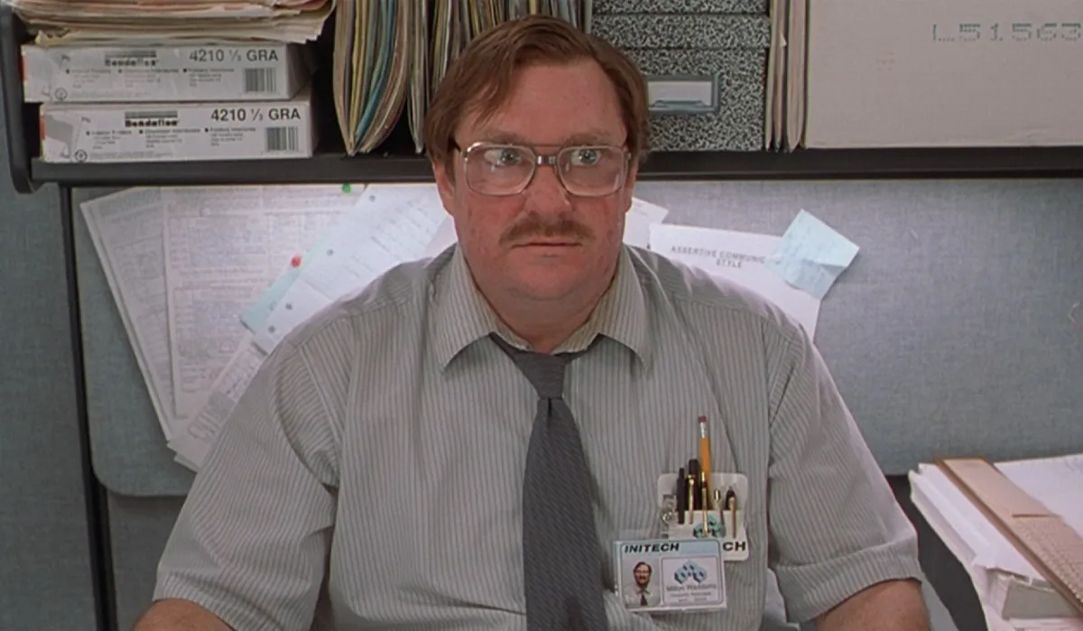 Stephen Root as Milton in Office Space.