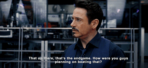 Robert Downey Jr. as Tony Stark endgame gif
