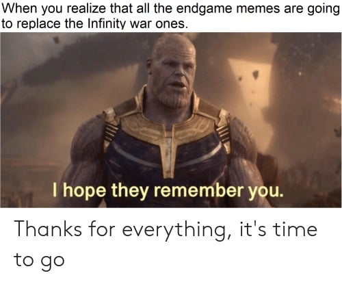 Avengers Endgame meme