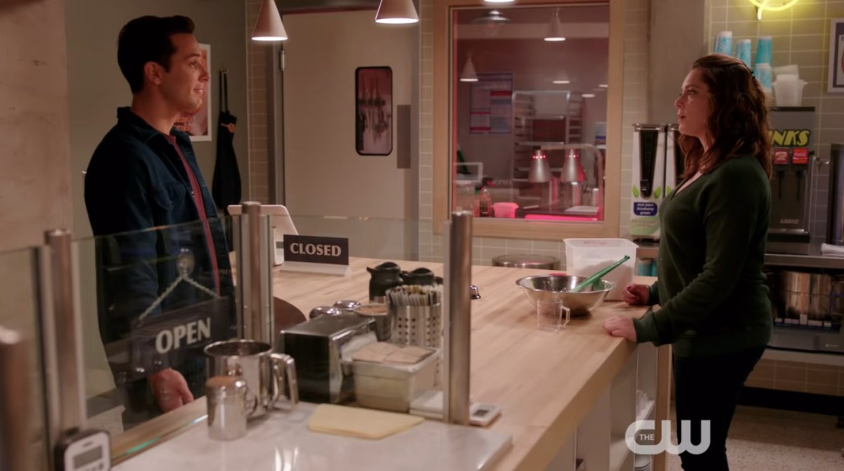 Rebecca Bunch and Greg Serrano in Crazy Ex-Girlfriend