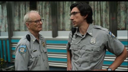 bill murray and adam driver team up in jim jarmusch's the dead don't die.