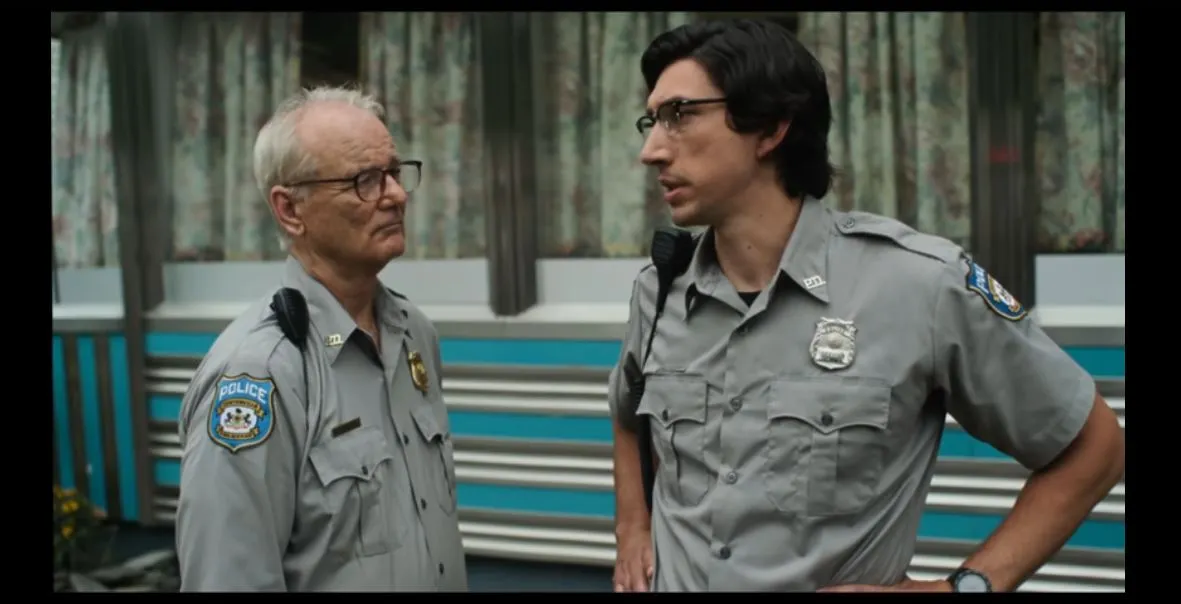 bill murray and adam driver team up in jim jarmusch's the dead don't die.
