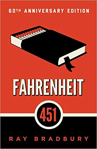 Fahrenheit 451 book cover.