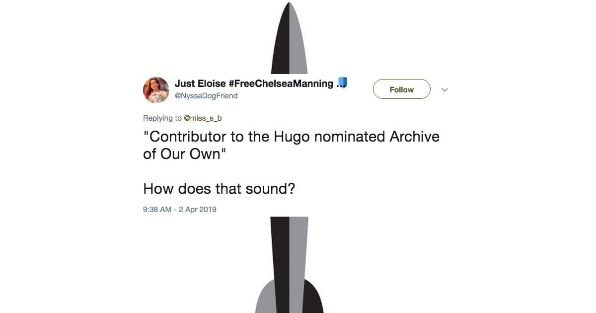 Archive of Our Own Hugo nomination