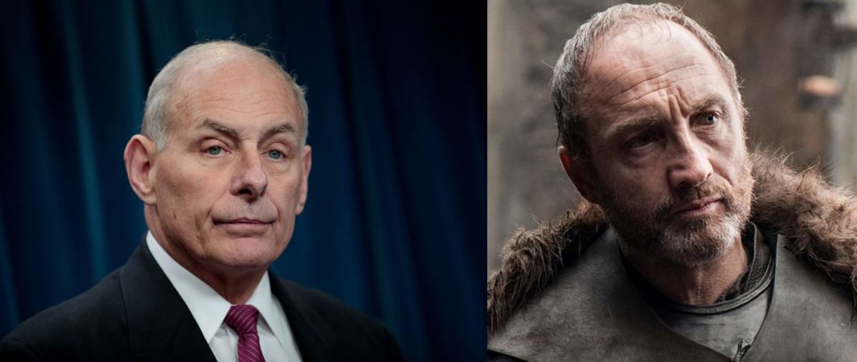 john kelly and roose bolton from game of thrones.