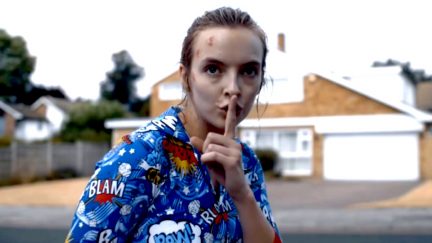 Villanelle wears pajamas and makes 