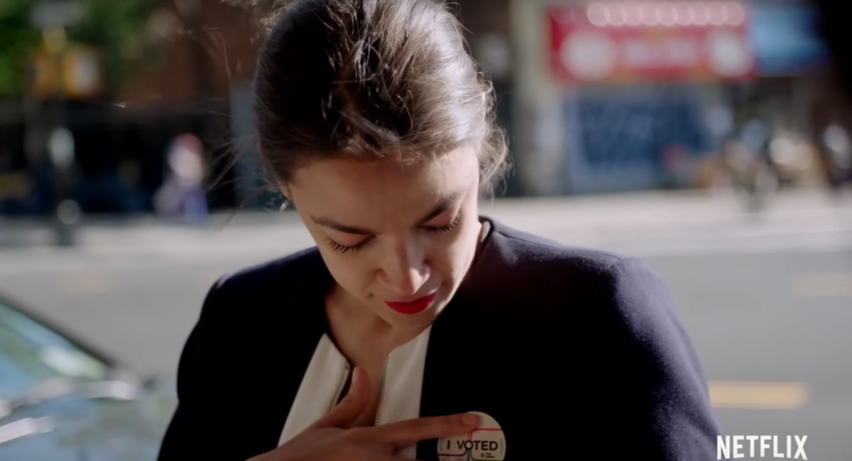 The trailer for Knock Down the House centers on Alexandria Ocasio-Cortez, pictured here.