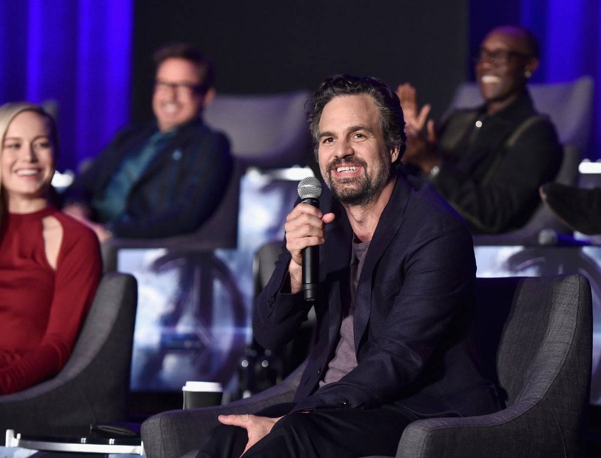 Mark Ruffalo at Avengers: Endgame panel