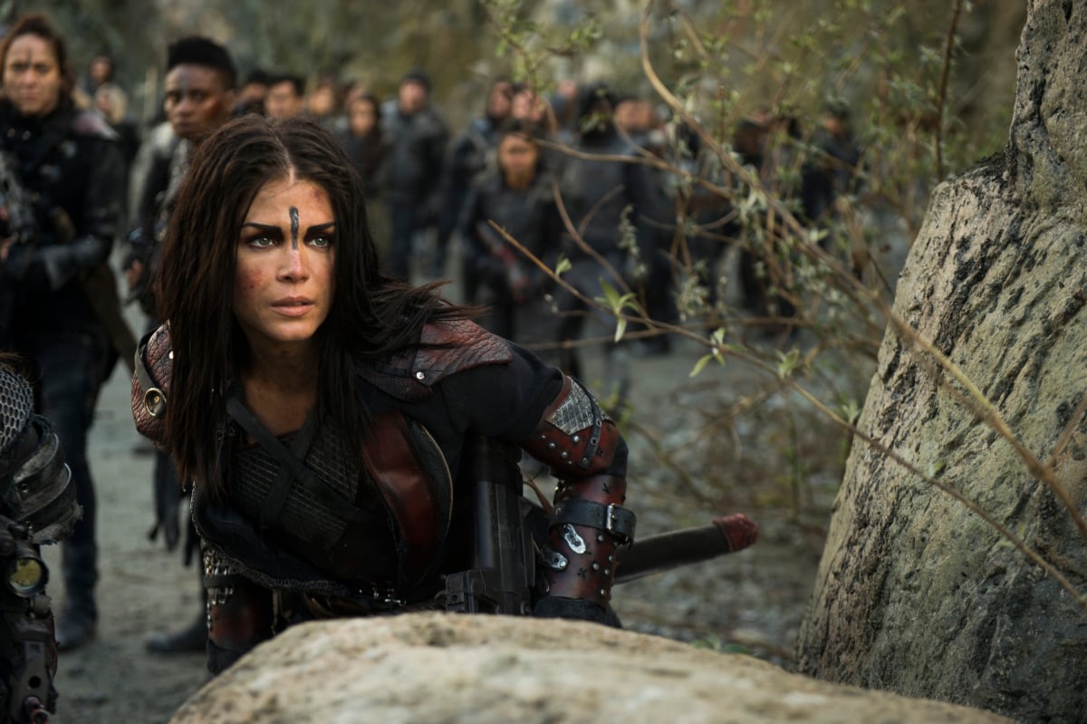 Marie Avgeropoulos as Octavia in The CW's The 100.