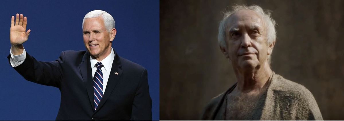 mike pence and the high sparrow from game of thrones
