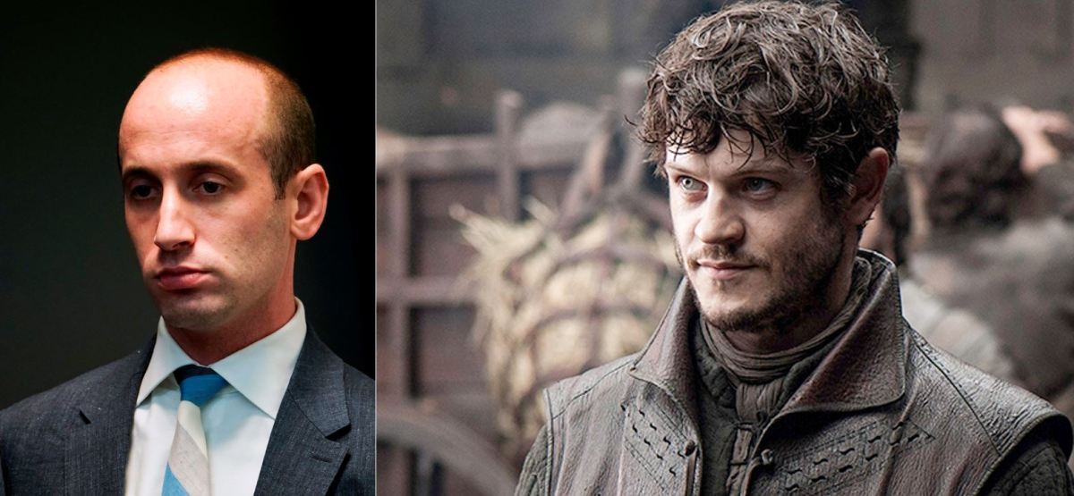 stephen miller and ramsay bolton from game of thrones