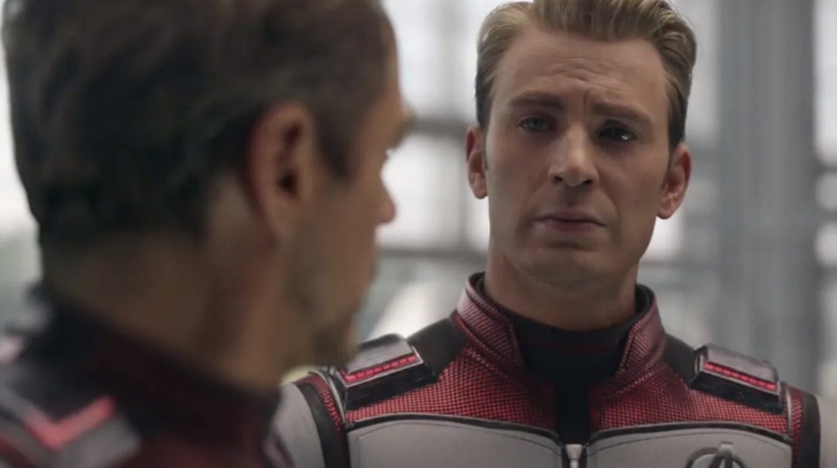 Steve Rogers and Tony Stark in 'Avengers' Endgame