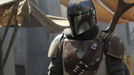 the mandalorian is the new star wars show starring pedro pascal on disney+..