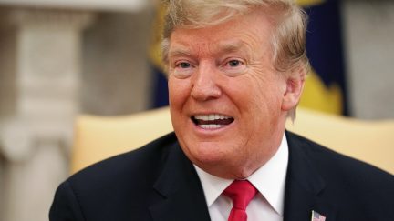 Donald Trump says nonsense words.