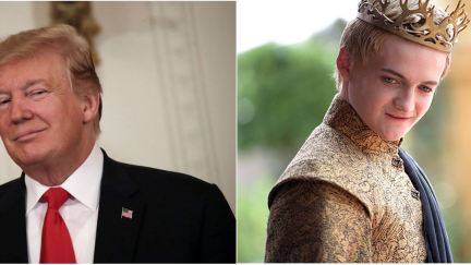 donald trump and king joffrey from game of thrones