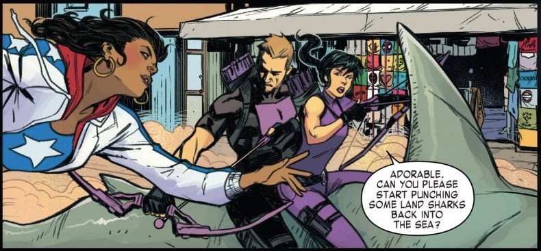 America Chavez in Marvel comics.