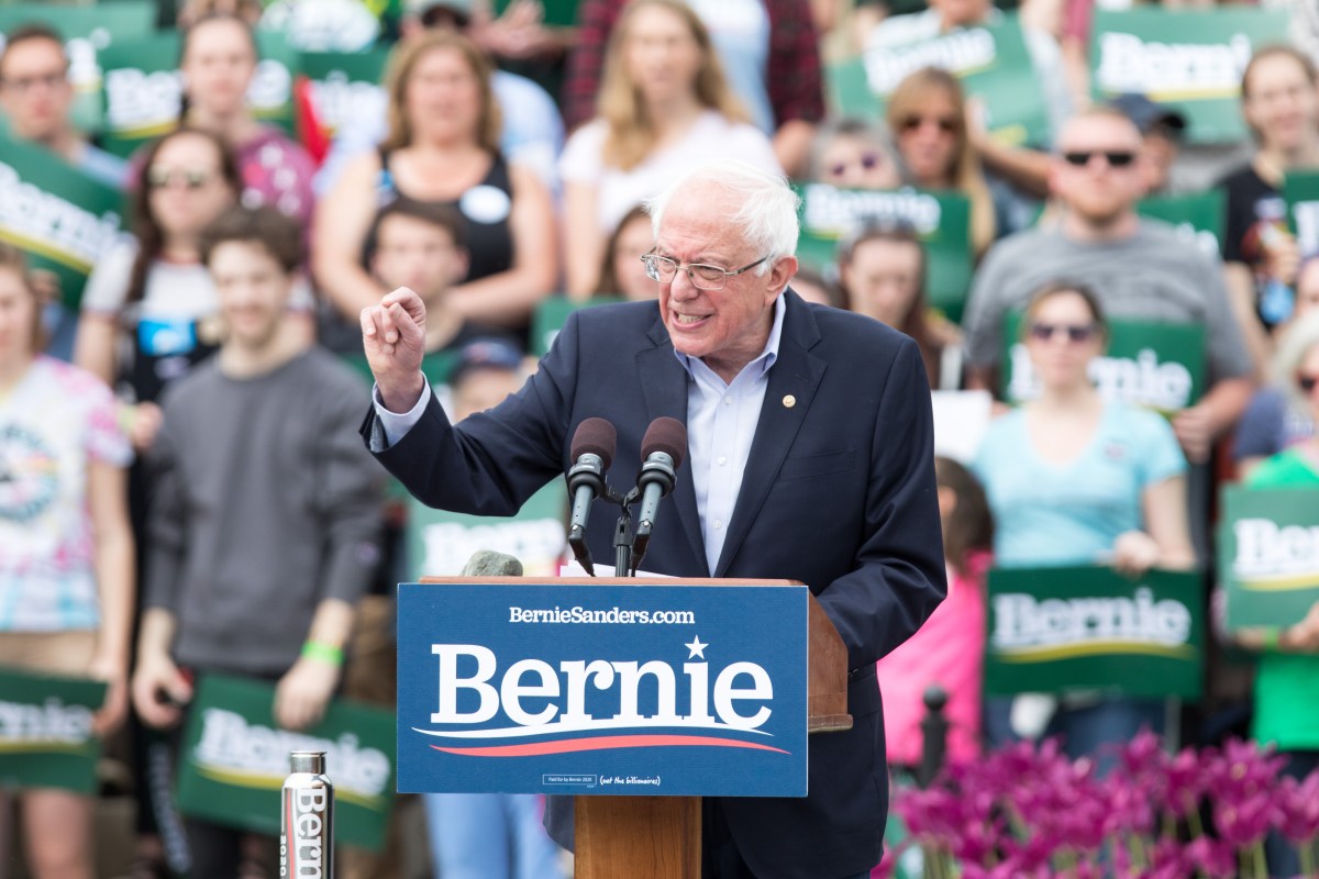 bernie sanders campaigns in vermont.