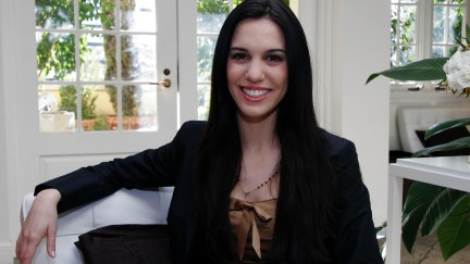 Actress Christy Romano attends the Frederic Fekkai red carpet beauty experience at the Frederic Fekkai Salon on February 23, 2007 in Beverly Hills, California. (Photo by Marsaili McGrath/Getty Images)