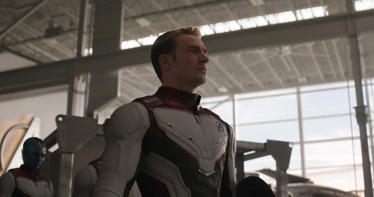 Chris Evans in Avengers- Endgame (2019) as Steve Rogers. Aka America's Ass