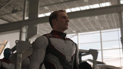 Chris Evans in Avengers- Endgame (2019) as Steve Rogers. Aka America's Ass