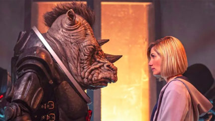 The Doctor and the Judoon on Doctor Who