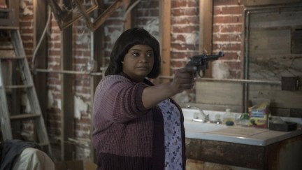 Octavia Spencer brandishing a gun in 'Ma.'