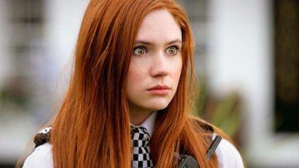 Karen Gillan as Amy Pond on Doctor Who.