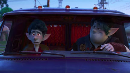 Tom Holland and Chris Pratt voice characters in Pixar's Onward.