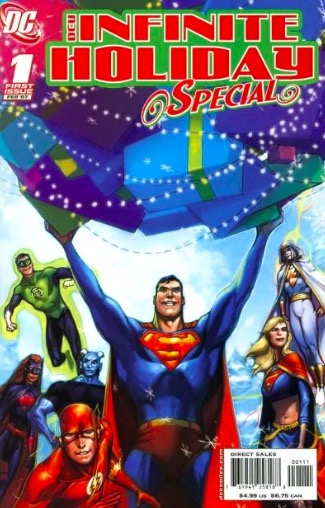 DC Infinite Holiday Special #1 comic book cover.