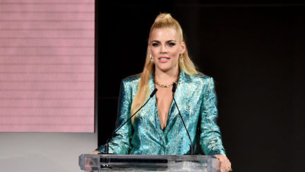 NEW YORK, NY - JUNE 04: Busy Phillips speaks onstage during the 2018 CFDA Fashion Awards at Brooklyn Museum on June 4, 2018 in New York City. (Photo by Theo Wargo/Getty Images)