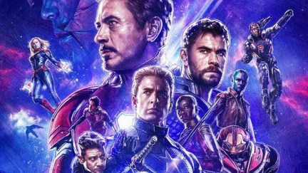 The Avengers assemble on a poster for Marvel's Avengers: Endgame.