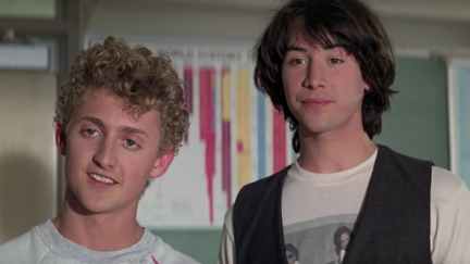 Bill and Ted in Bill & Ted's Excellent Adventure.