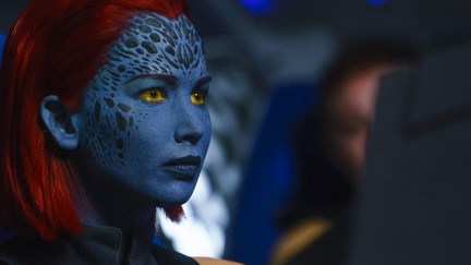 Mystique played by Jennifer Lawrence