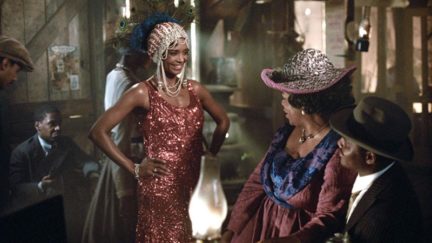 Oprah Winfrey and Margaret Avery at an event for The Color Purple (1985)