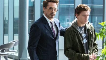 Tony Stark and Peter Parker