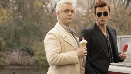 Michael Sheen and David Tennant in Good Omens