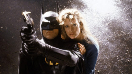 michael keaton and kim basinger in batman.