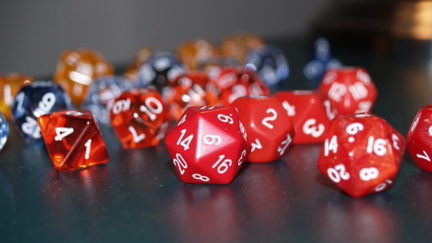 Dungeons and Dragons dice.