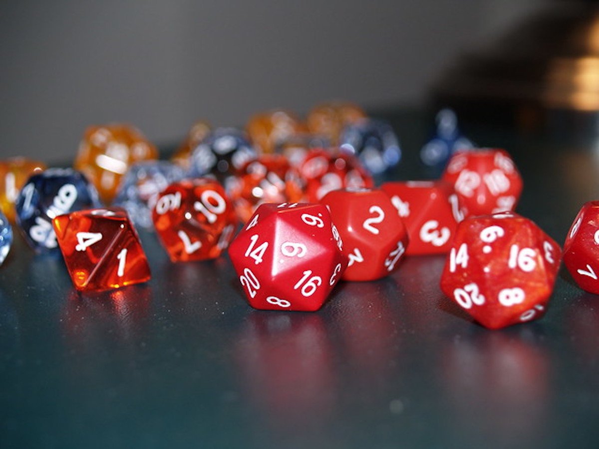 Dungeons and Dragons dice.