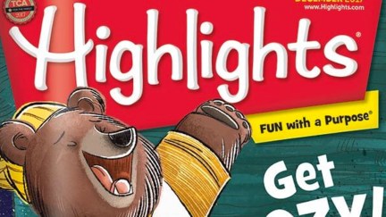 The cover of a 2017 issue of Highlights, a childhood favorite.